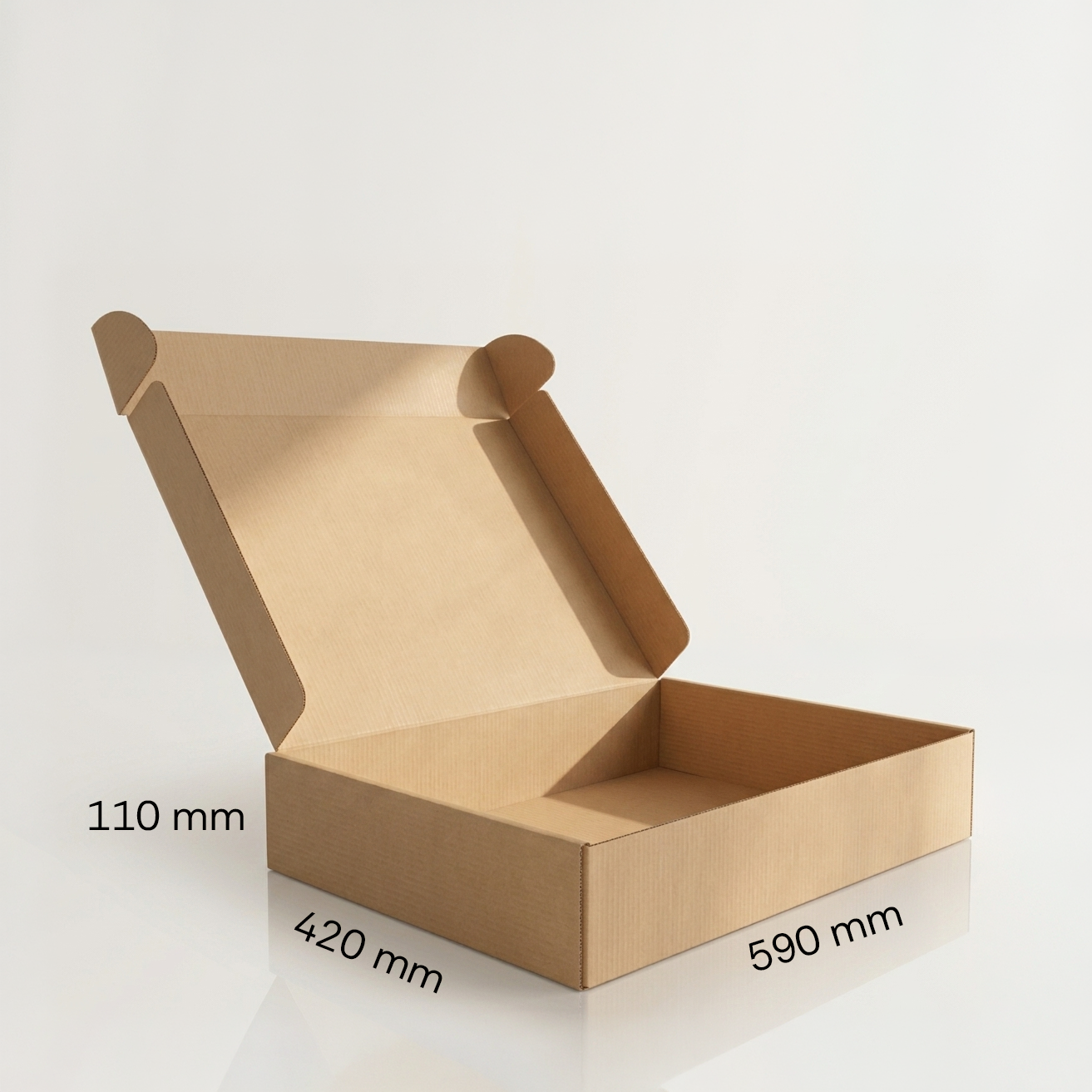 FEFCO 0427 Poštová krabica 3 vrstvová Hnedá 590x420x110mm