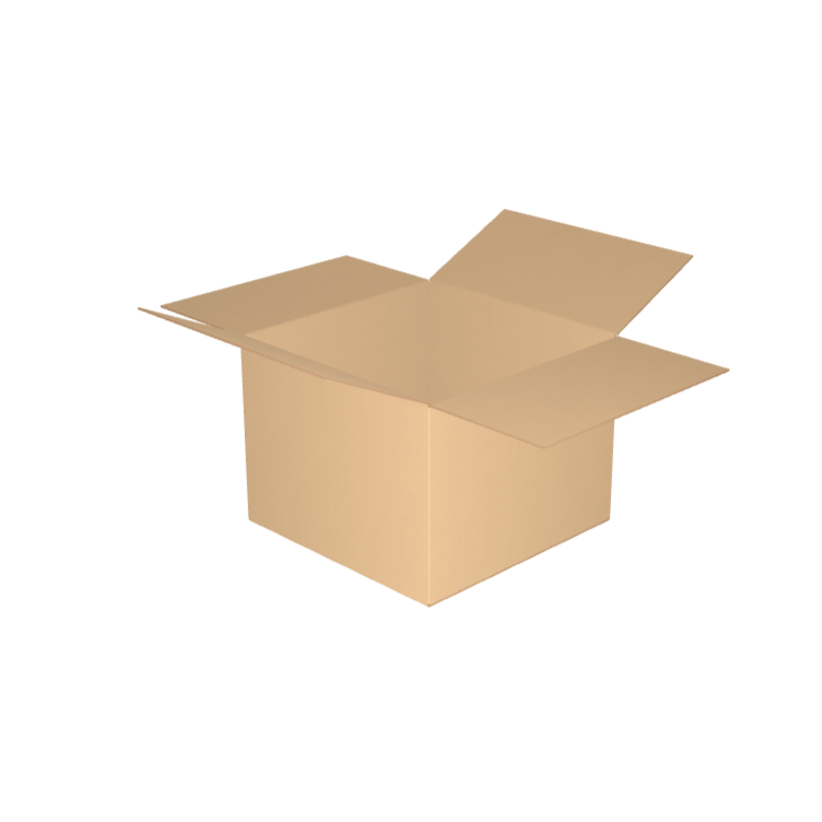 FEFCO 0201 Štandardná klopová krabica 3 vrstvová 400x400x300mm