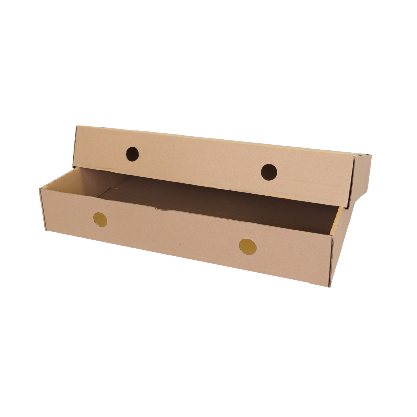FEFCO 0423 Cukrárska prepravka 3 vrstvová Hnedá 550x370x90mm