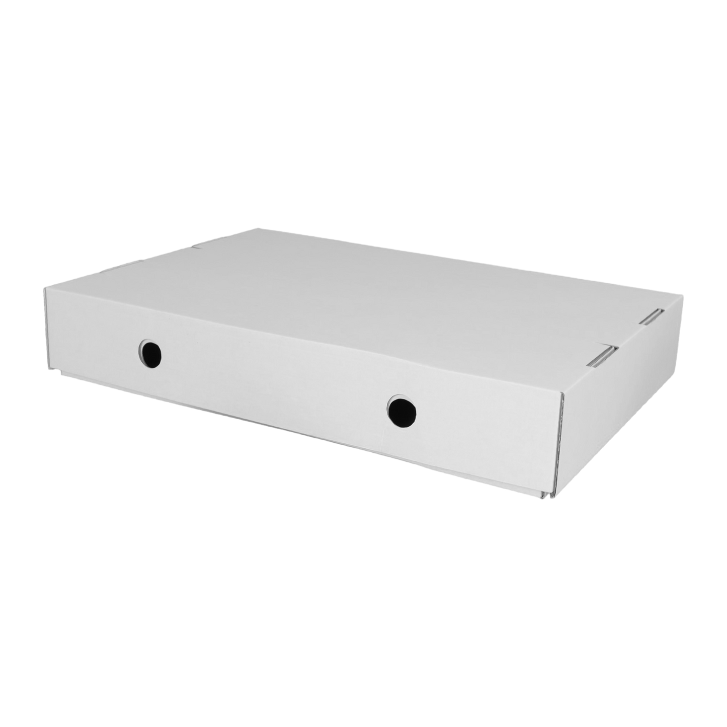 FEFCO 0423 Cukrárska prepravka 3 vrstvová Biela 550x370x90mm