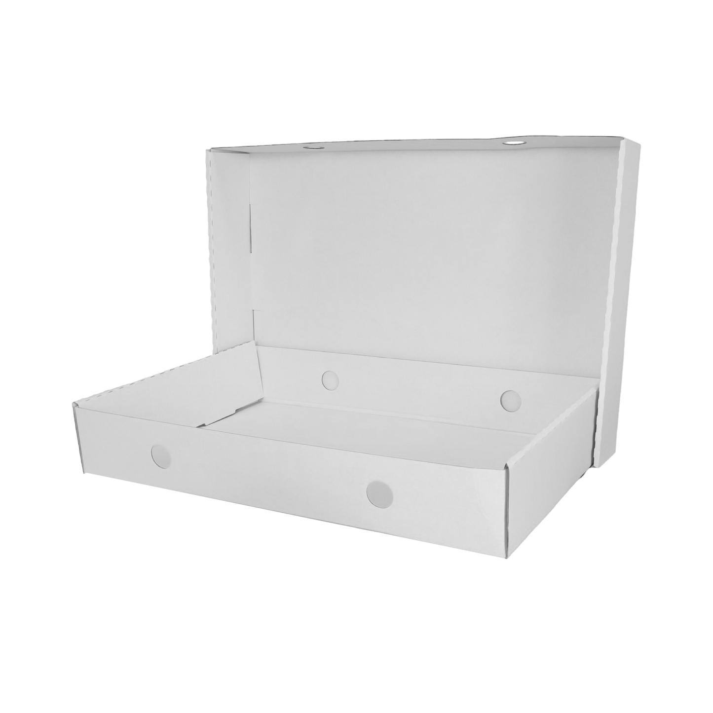 FEFCO 0423 Cukrárska prepravka 3 vrstvová Biela 550x370x90mm