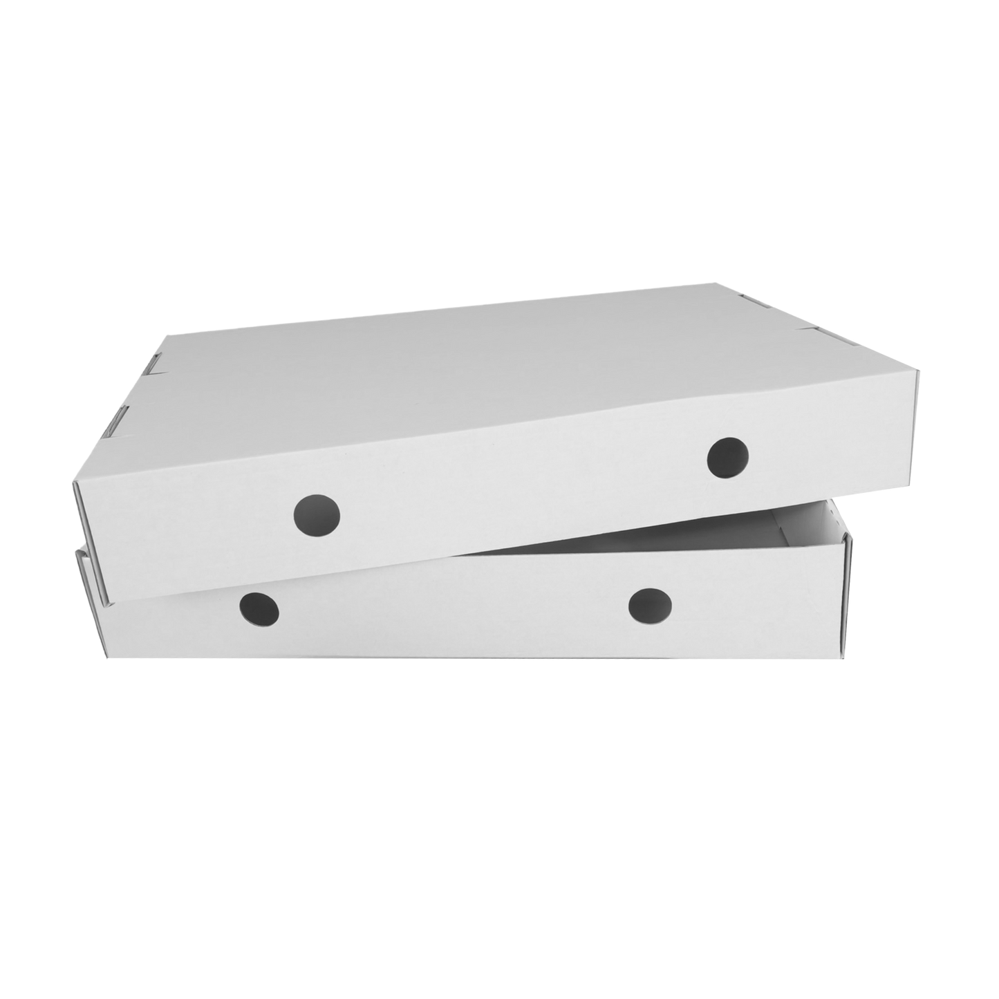 FEFCO 0423 Cukrárska prepravka 3 vrstvová Biela 550x370x90mm