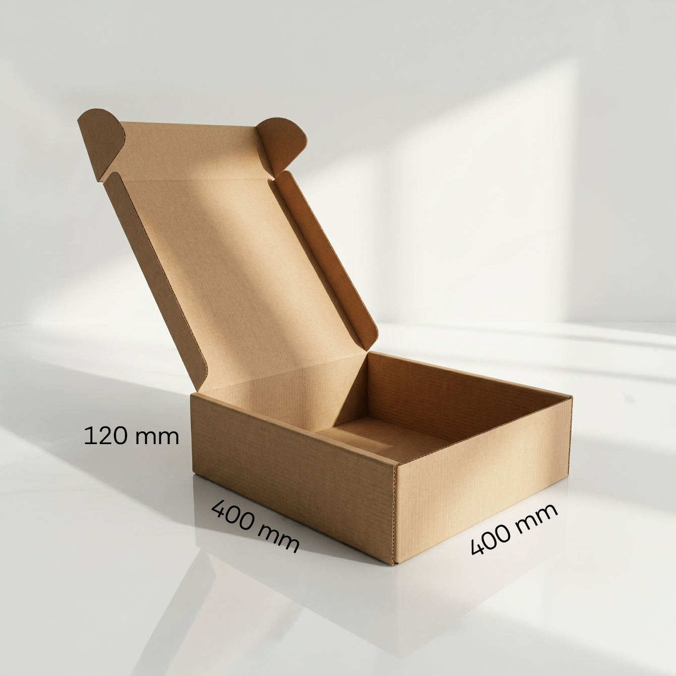 FEFCO 0427 Poštová krabica 3 vrstvová Hnedá 400x400x120mm