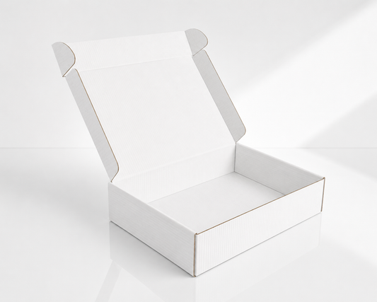 FEFCO 0427 Cukrárska prepravka 3 vrstvová Biela 340x210x75mm